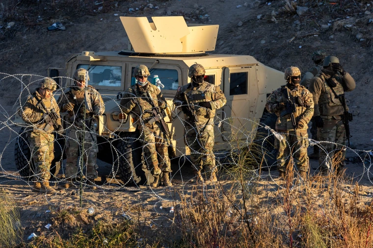 DEFIANCE! Border Patrol Stands with Texas Will Not Remove Razor Wire ...