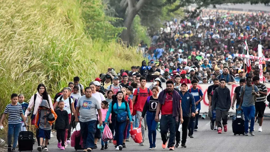 Massive Migrant Caravan of 2,500 Heads Toward U.S.Mexico Border Ahead